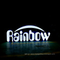 Customized 3d logo frontlit backlit resin letters led sign uv illuminated letter